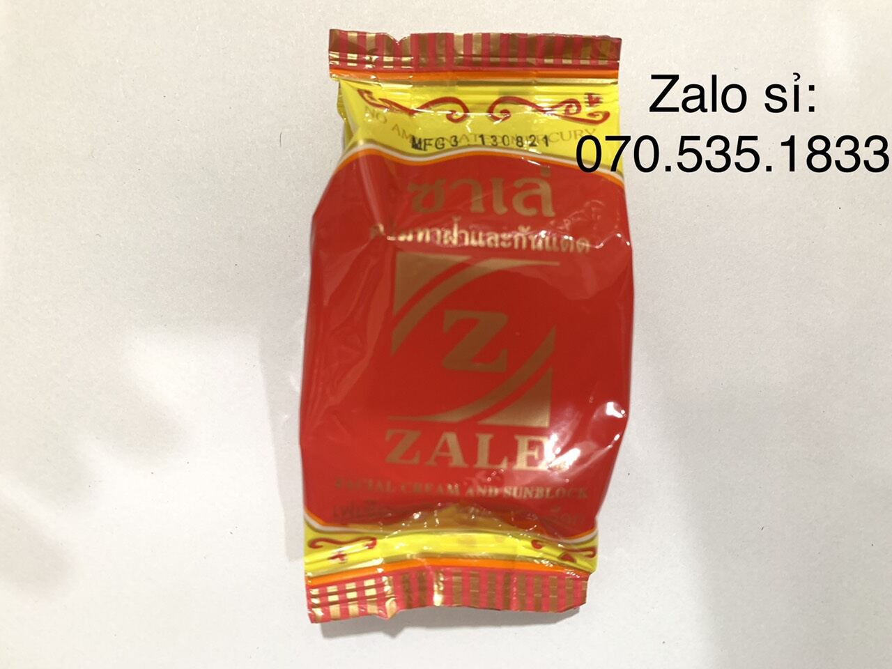 Lẻ hủ kem zale vàng chuẩn hàng thái lan