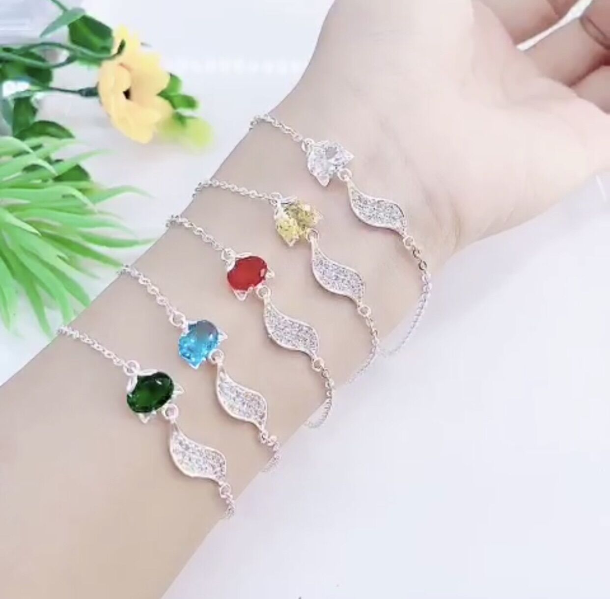 Lắc tay hồ ly bạc chuẩn