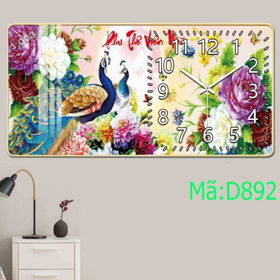 Đồng Hồ Tráng Gương 5D Cao Cấp