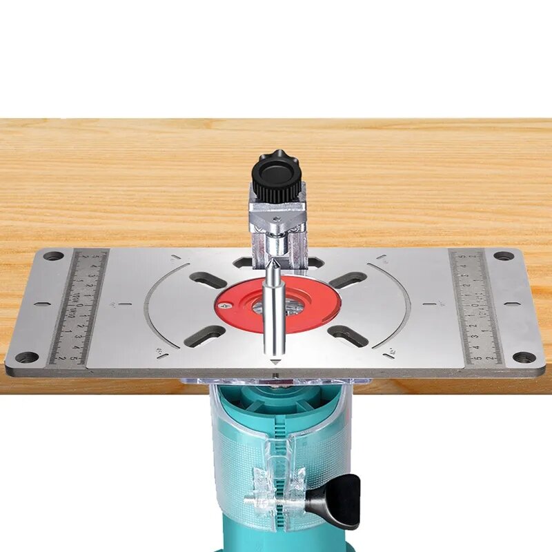 Tấm gá đỡ máy phay bàn 6.35/12.7mm cữ phay cắt gỗ cầm tay dùng làm đồ mộc