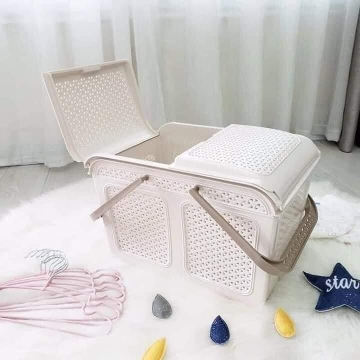 Giỏ Đi Sinh/ Làn Đi Sinh Cho Mẹ Có Nắp