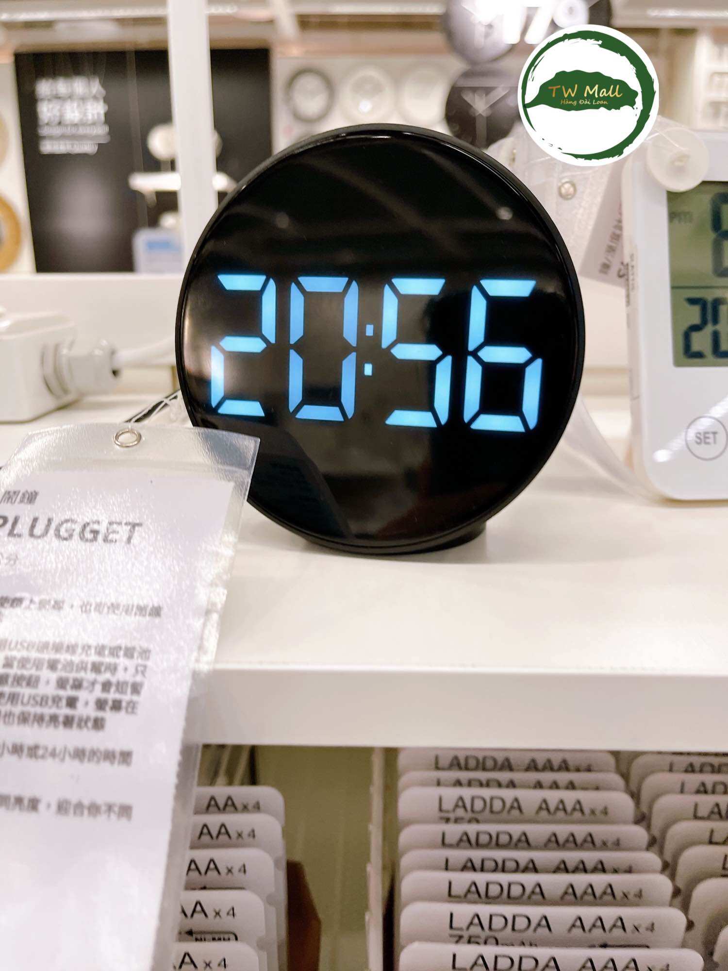Đồng hồ để bàn ikea plugget - tw mall