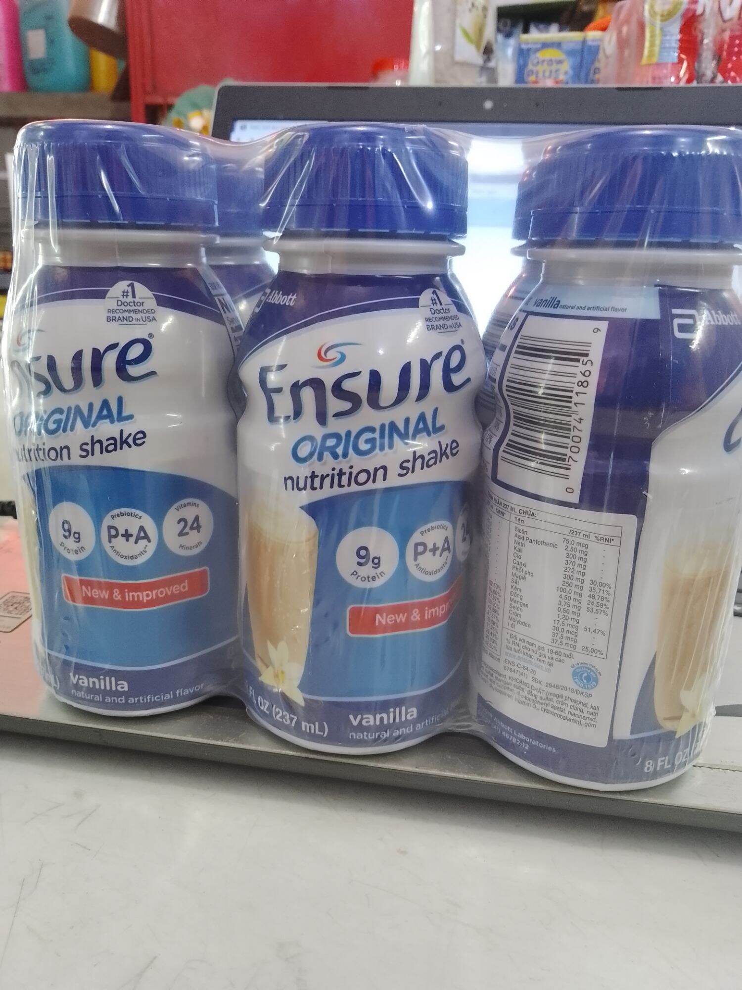 Sữa nước Ensure Vigor