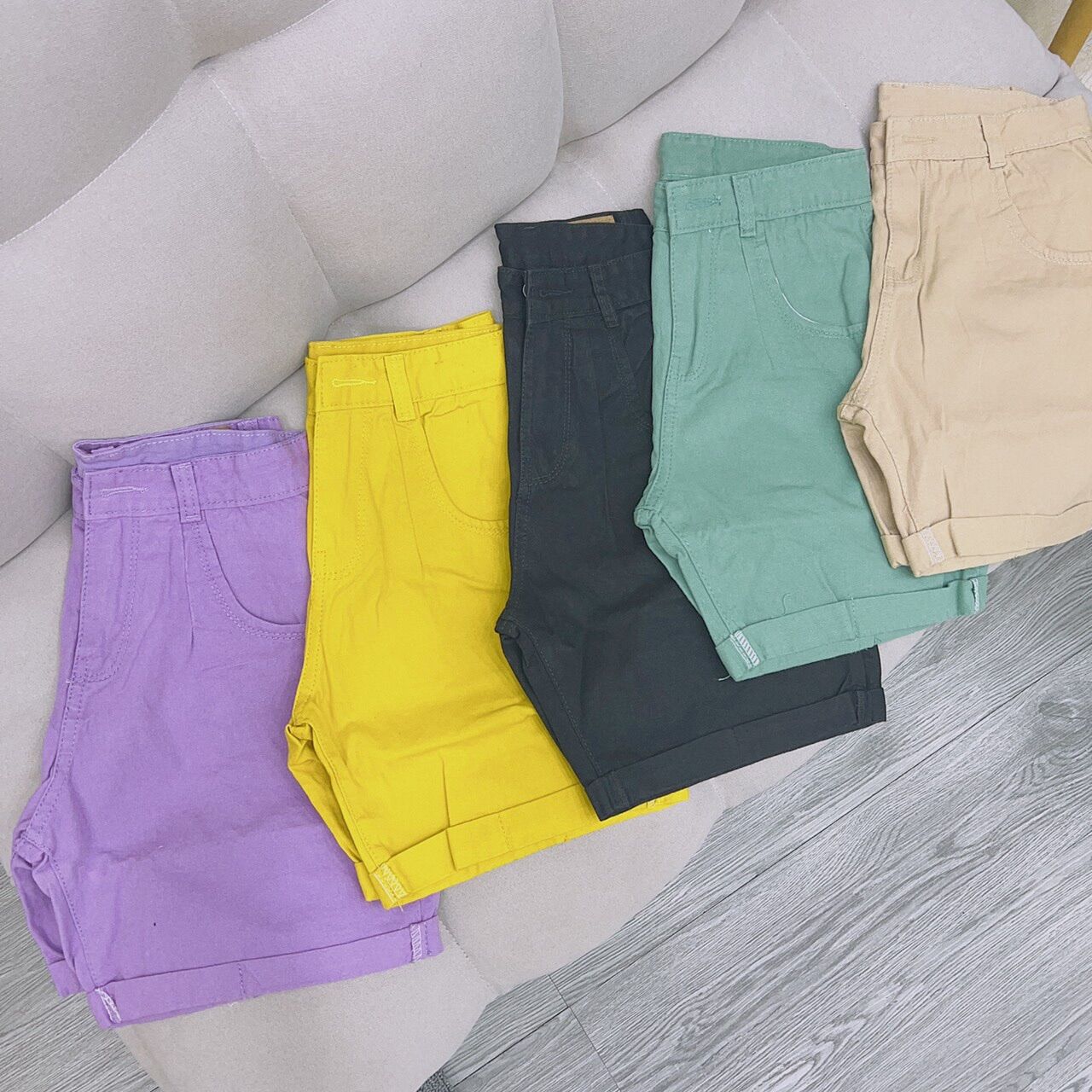 Quần Short Jeans ngố nữ