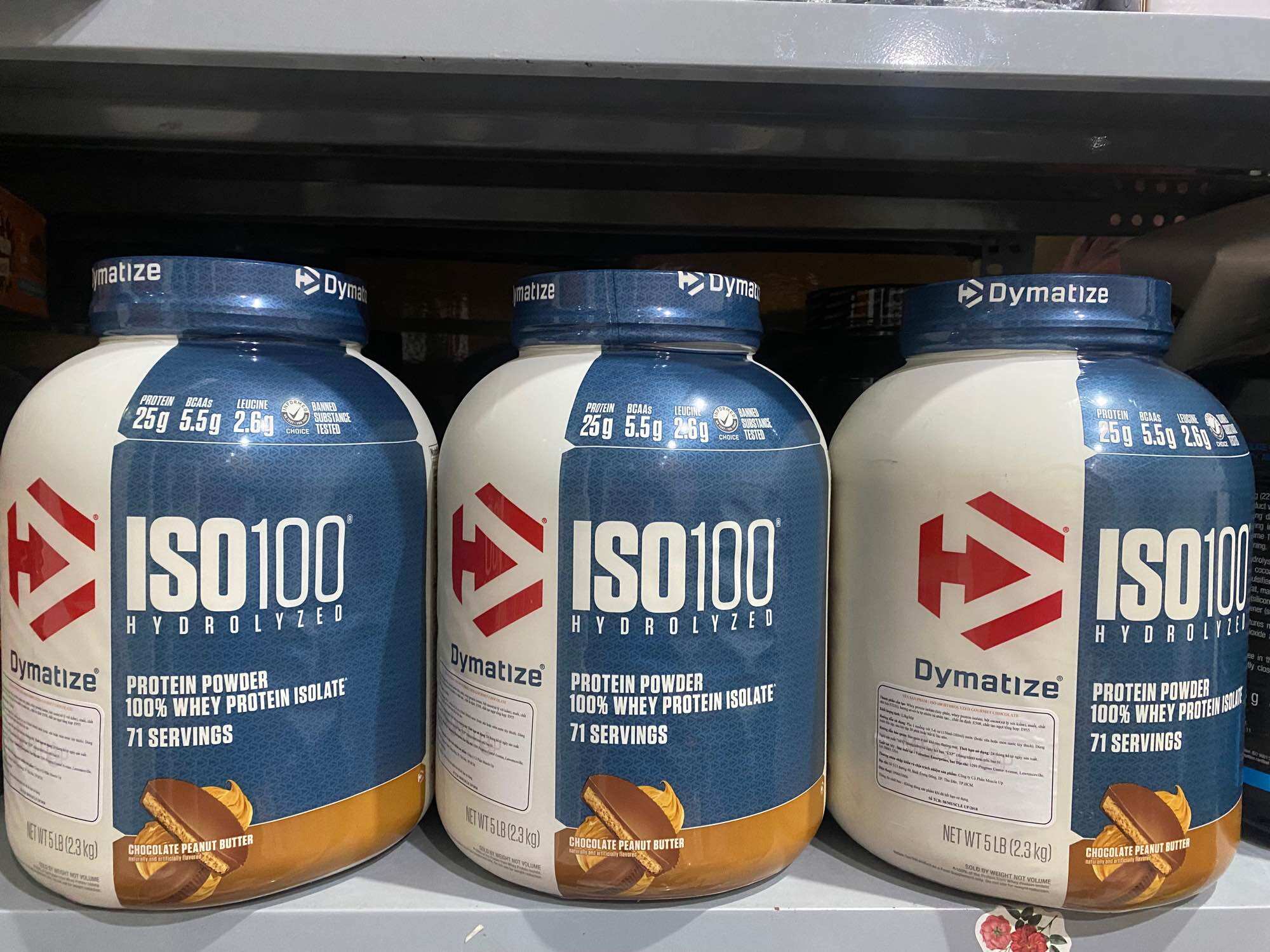 [HCM]WHEY PROTEIN - DYMATIZE - ISO100 - 5lbs - ISO 100 bổ sung whey protein cao cấp hỗ trợ tăng cơ tối ưu - Từ Mỹ