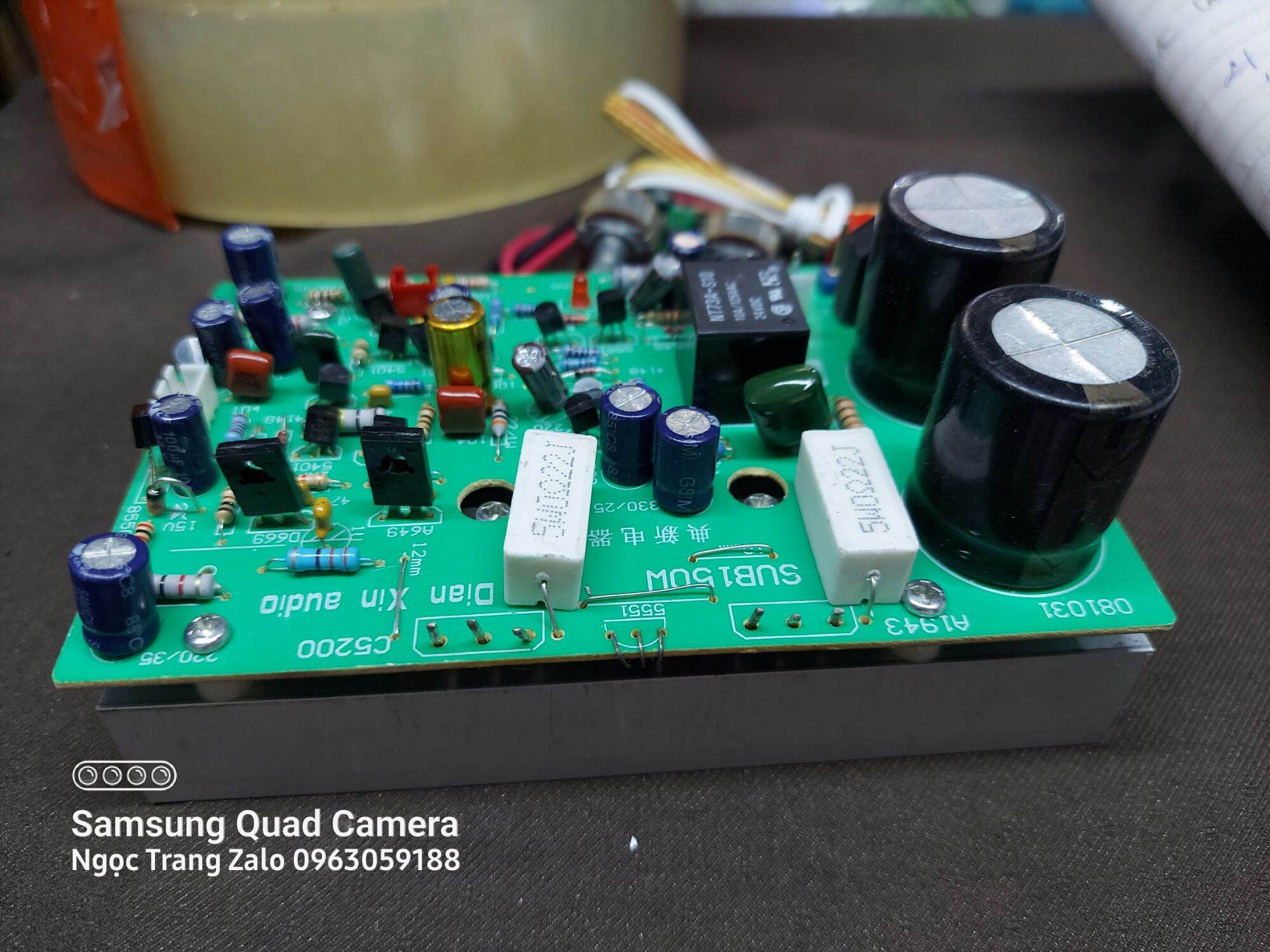 Mạch SUB Loa Trầm 150 W - 2 Sò