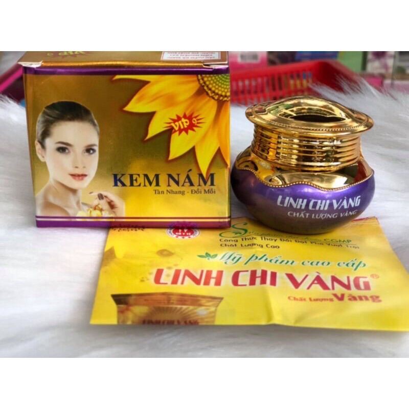 [Hcm]Kem Nám Tàn Nhang Đồi Mồi Linh Chi Vàng 25G Chính Hãng