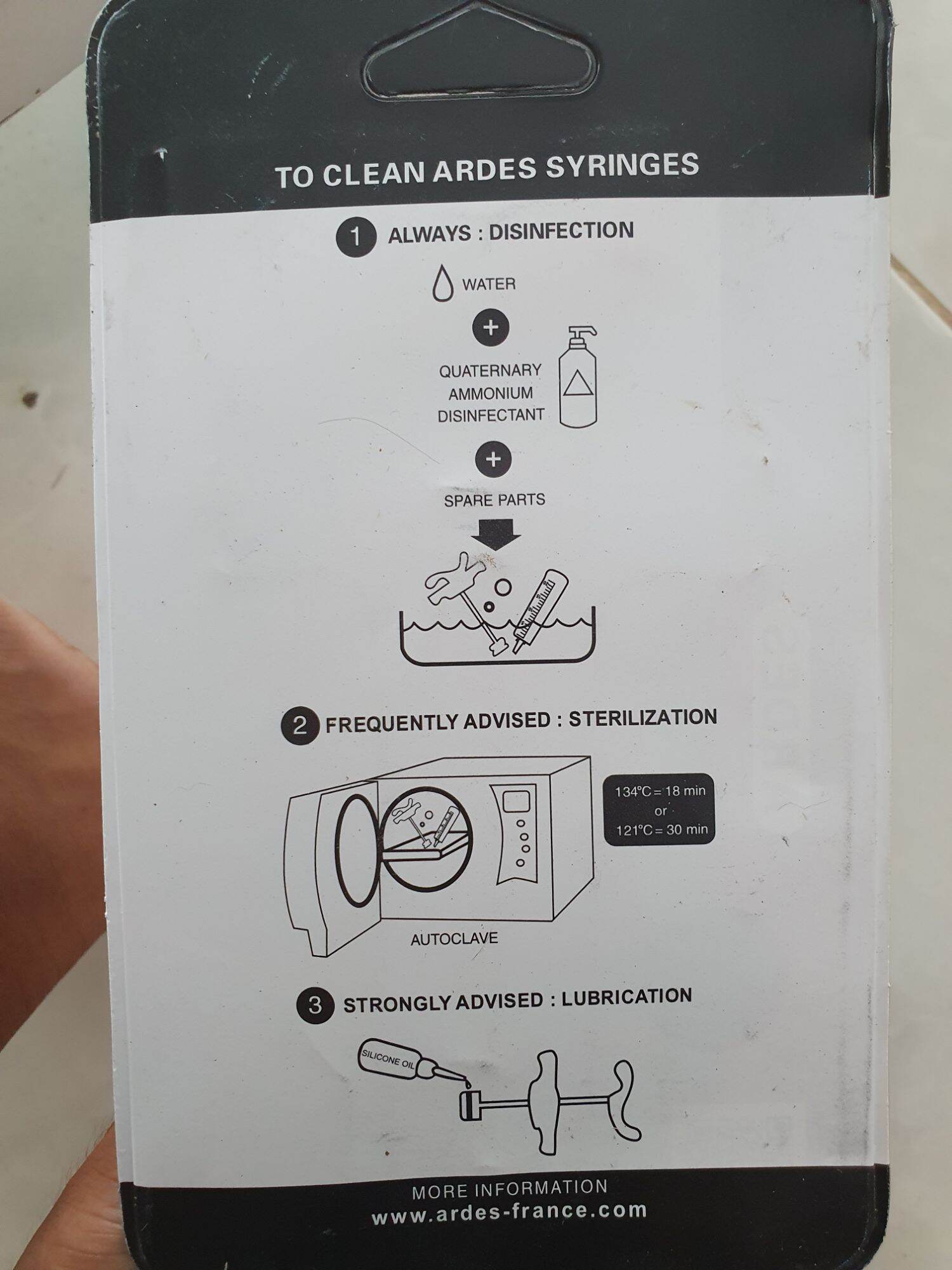 Xilanh Ardes 20ml nhựa tốt