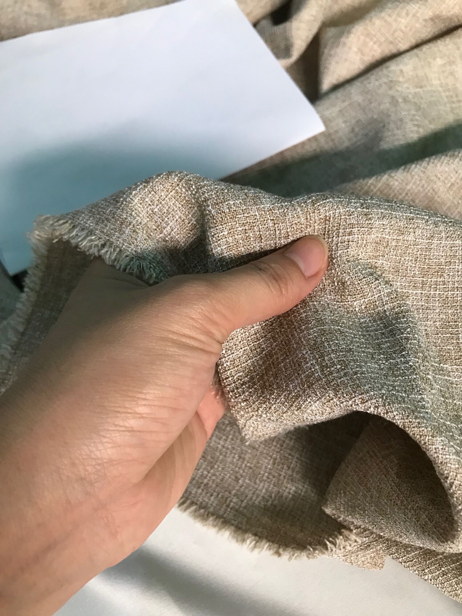 Vải Bố - Text