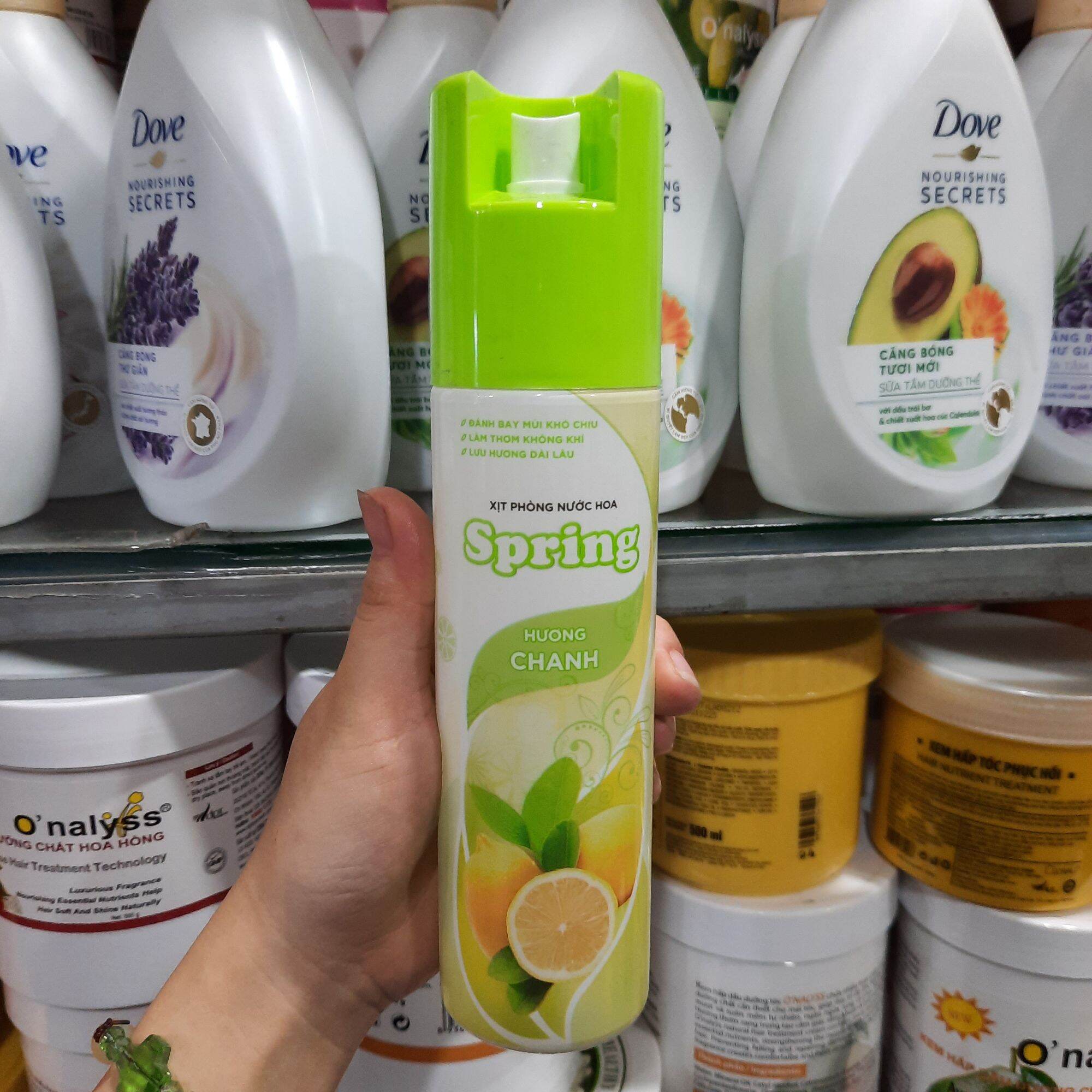 Xịt phòng Spring hương chanh 225ml