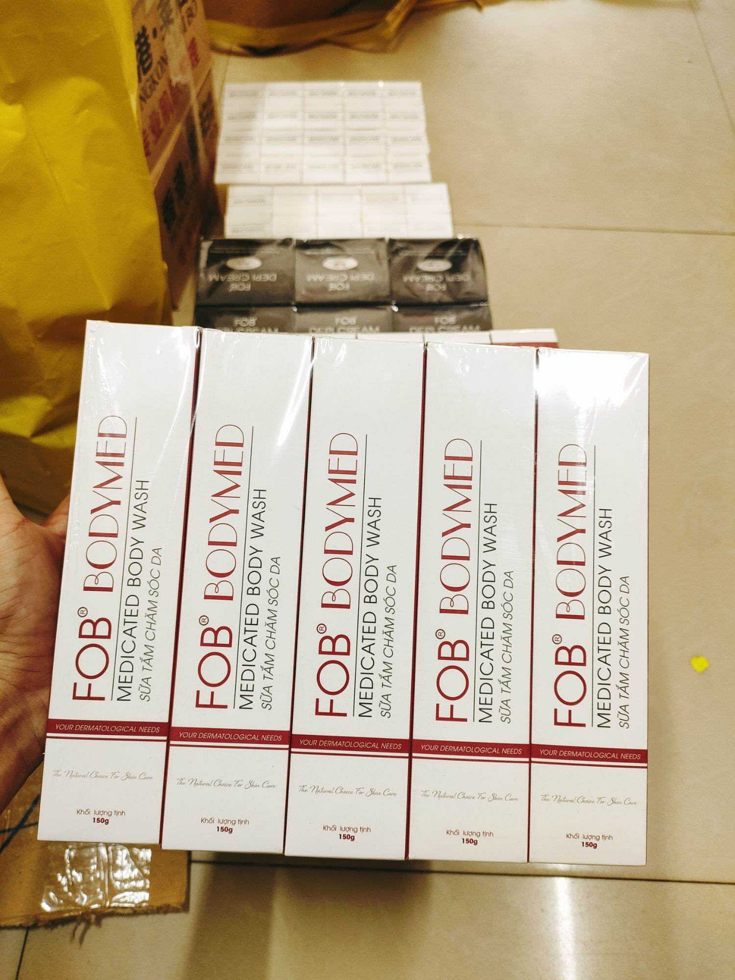 FOB sữa tắm chống rôm sảy Baby
