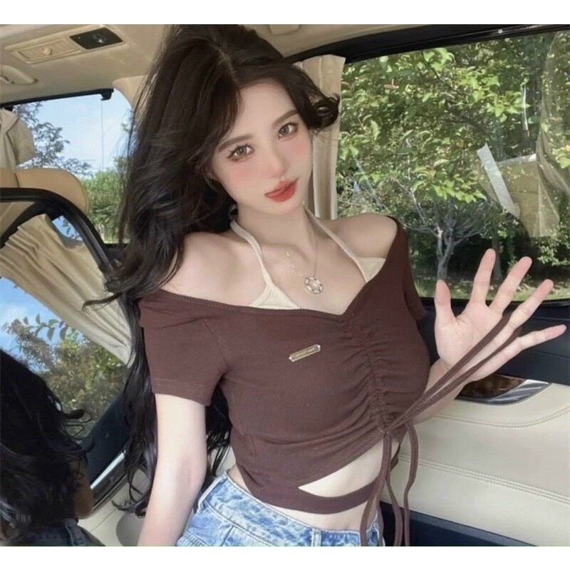 ÁO KIỂU PHỐI YẾM RÚT DÂY SOS