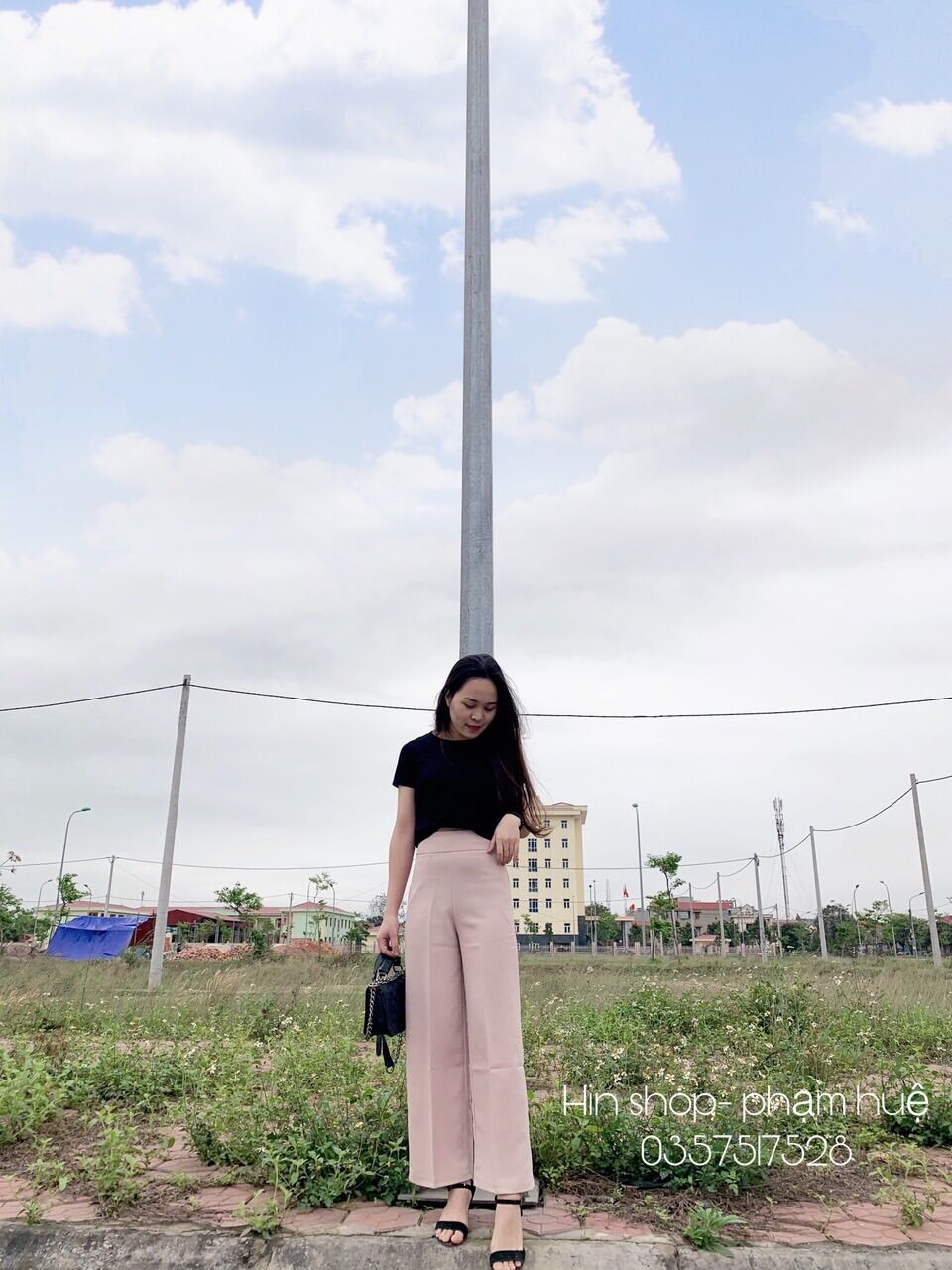 Quần ống rộng công sở