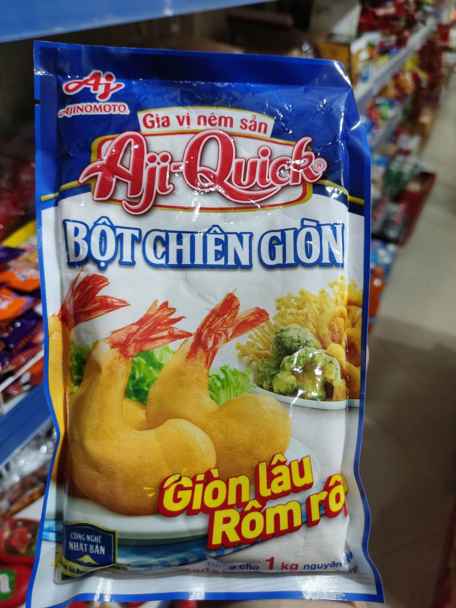 Bột chiên giòn hải sản Aji-quick 150g