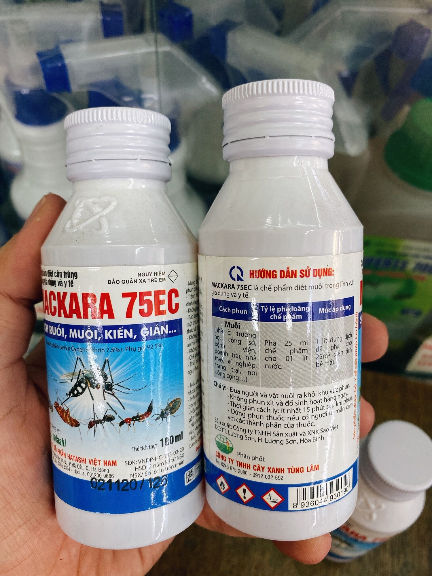 Mackara 75Ec - Chế phẩm diệt ruồi, muỗi, kiến, gián