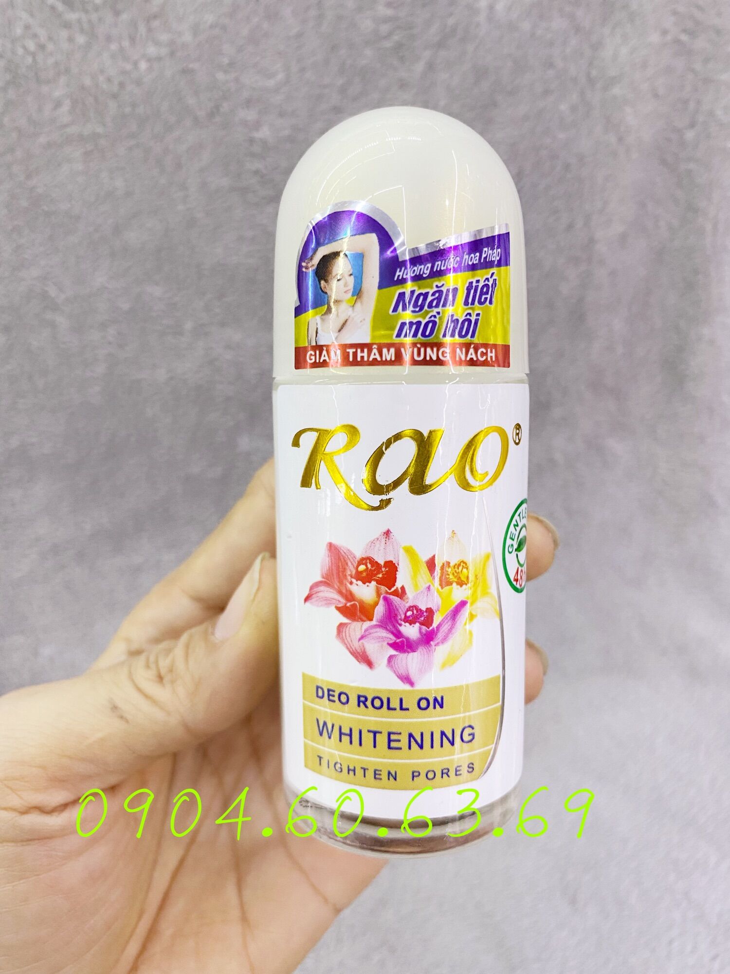 Lăn khử mùi hương nước hoa pháp 50ml rao