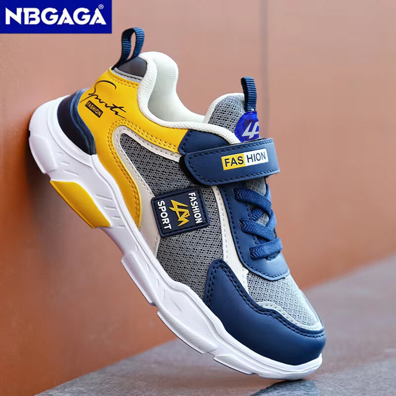 Giày Thể Thao Trẻ Em Lưới Thoáng Khí Giày Sneaker Nhẹ EVA Chạy Bộ Cho Bé Trai Thời Trang Và Thoải Mái