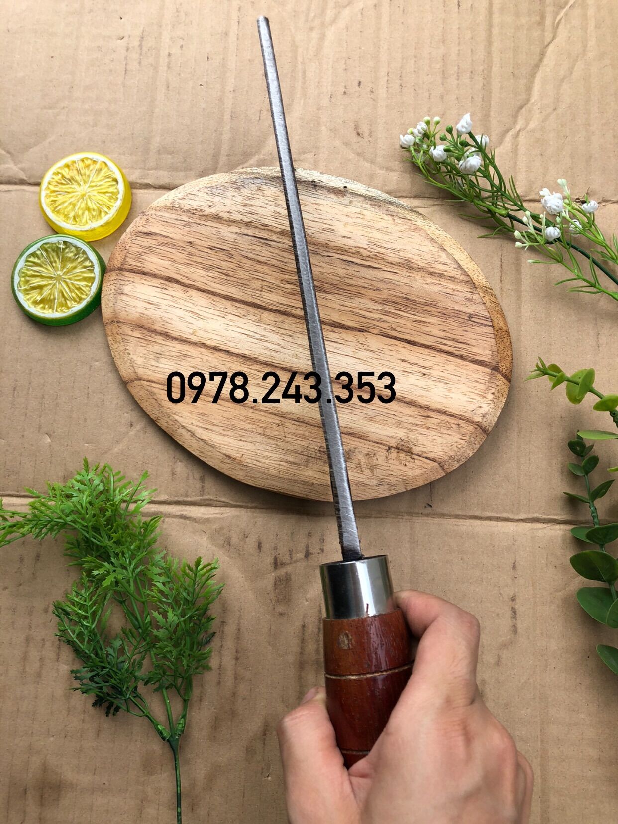 Dao chặt xương chặt gà vịt dáng phở chuẩn chất nhíp