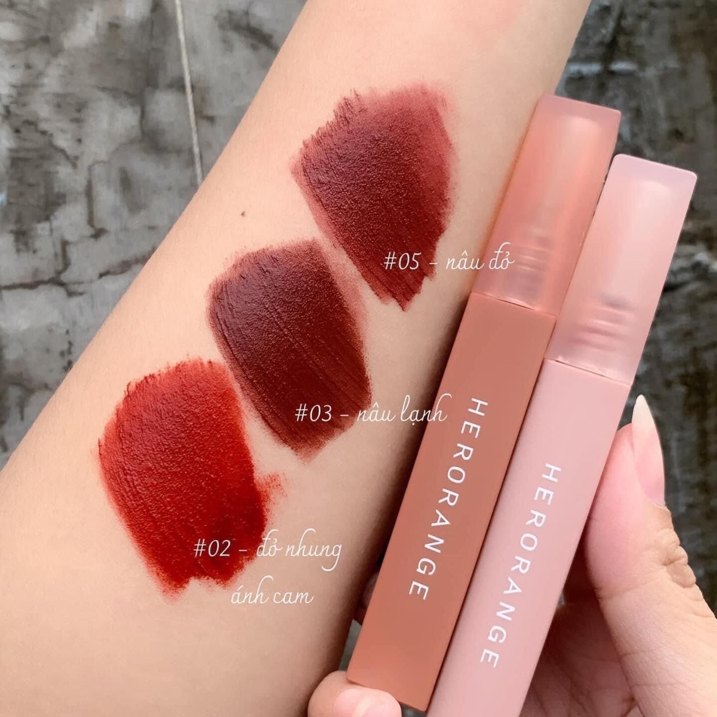 Son kem Herorange thân vuông chính hãng nội địa