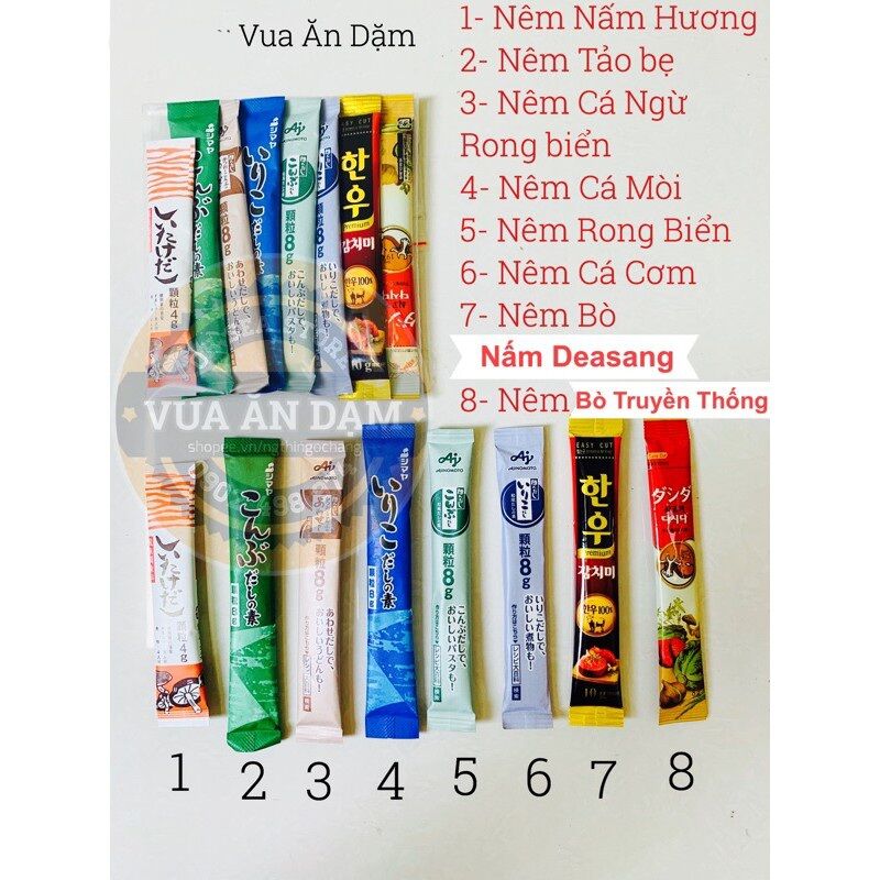 Hạt nêm đủ vị của Nhật cho bé
