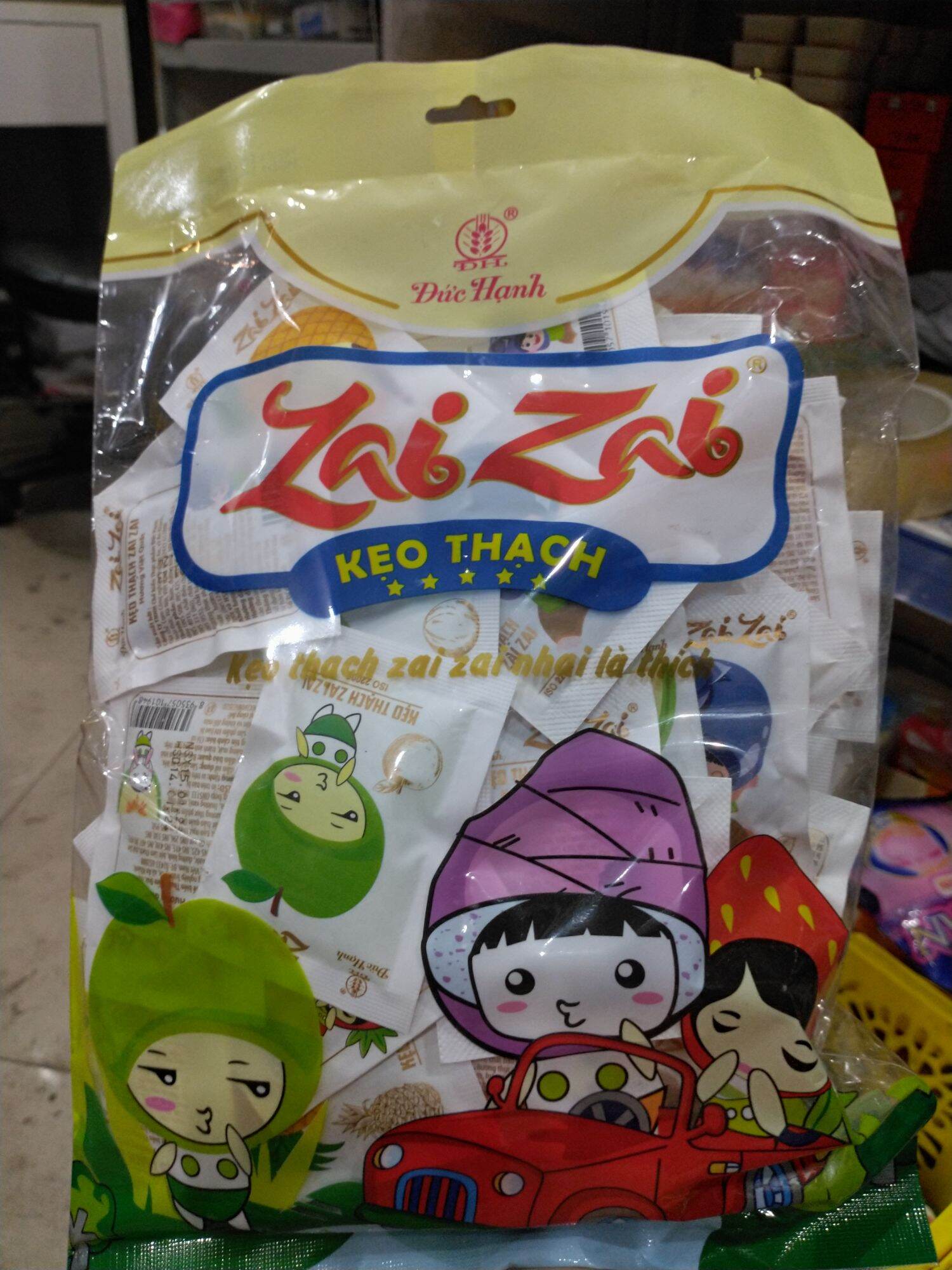 Thạch Zai Zai cái vuông gói 1kg