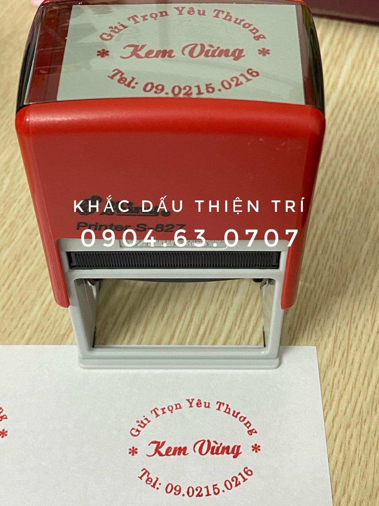 Dấu thẩm tra, thẩm định Shiny S830/S 829,dấu logo