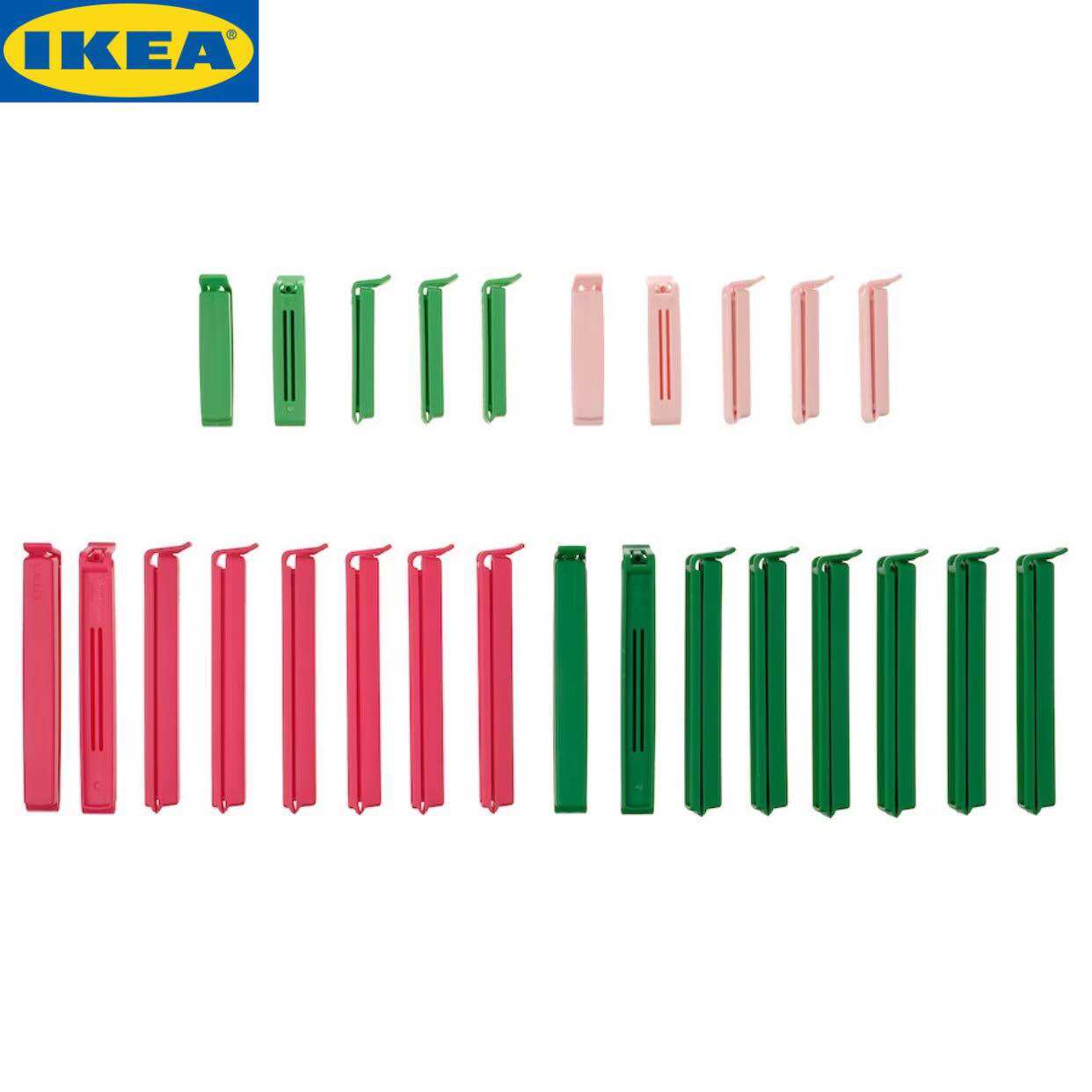 Combo 26 kẹp miệng túi Bevara - Ikea chính hãng