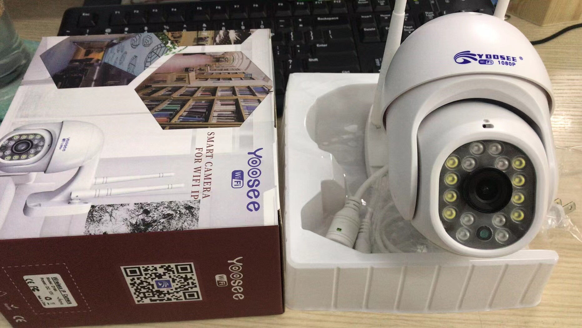 Camera wifi yoosee ptz ngoài trời xoay 360 độ phân giải 2.0mp 1080p