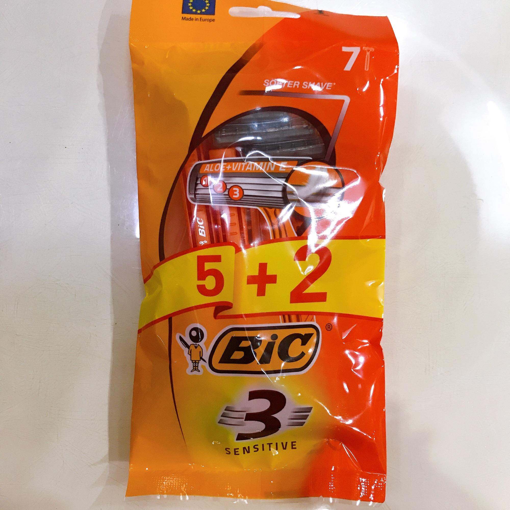 Túi 7 dao cạo râu BIC 3 lưỡi