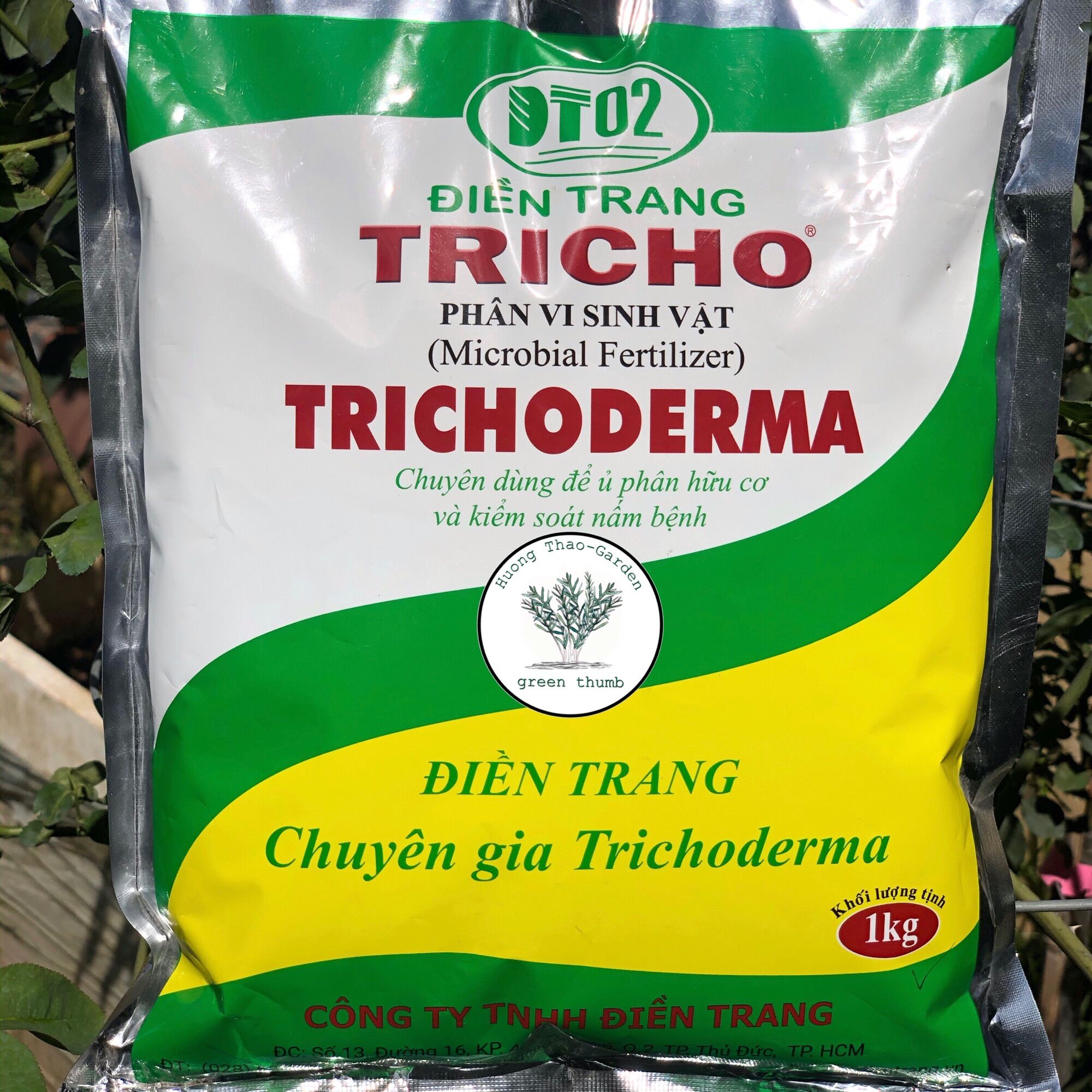 Nấm Đối Kháng Trichoderma Phân Hữu Cơ Vi Sinh - Chế Phẩm Ủ Rác 1kg