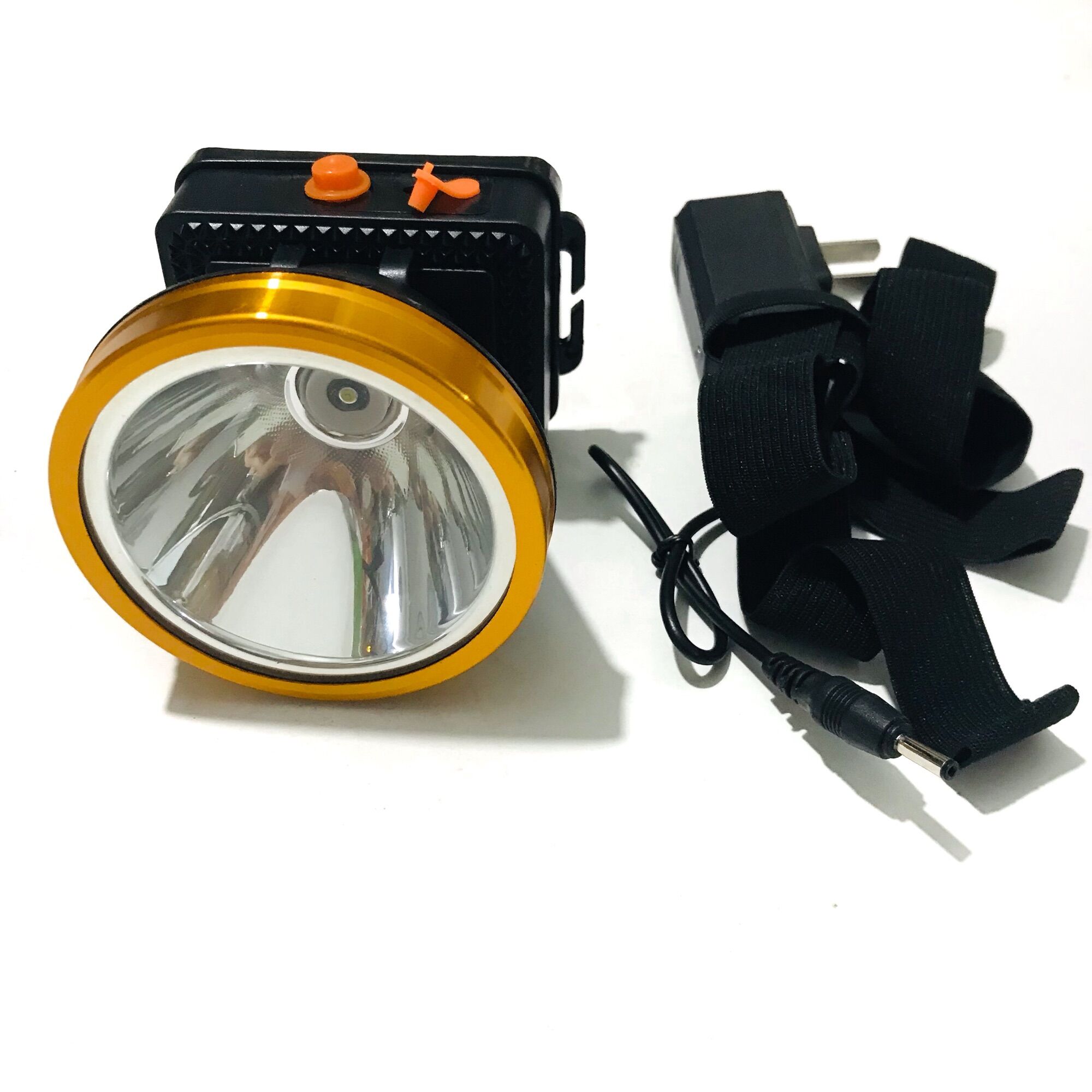 Đèn pin đội đầu siêu sáng D203, đèn bin đội đầu led