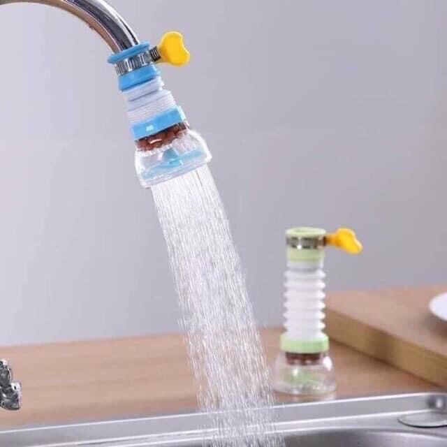 Vòi tăng áp và lọc nước xoay 360 độ dễ dàng lắp đặt
