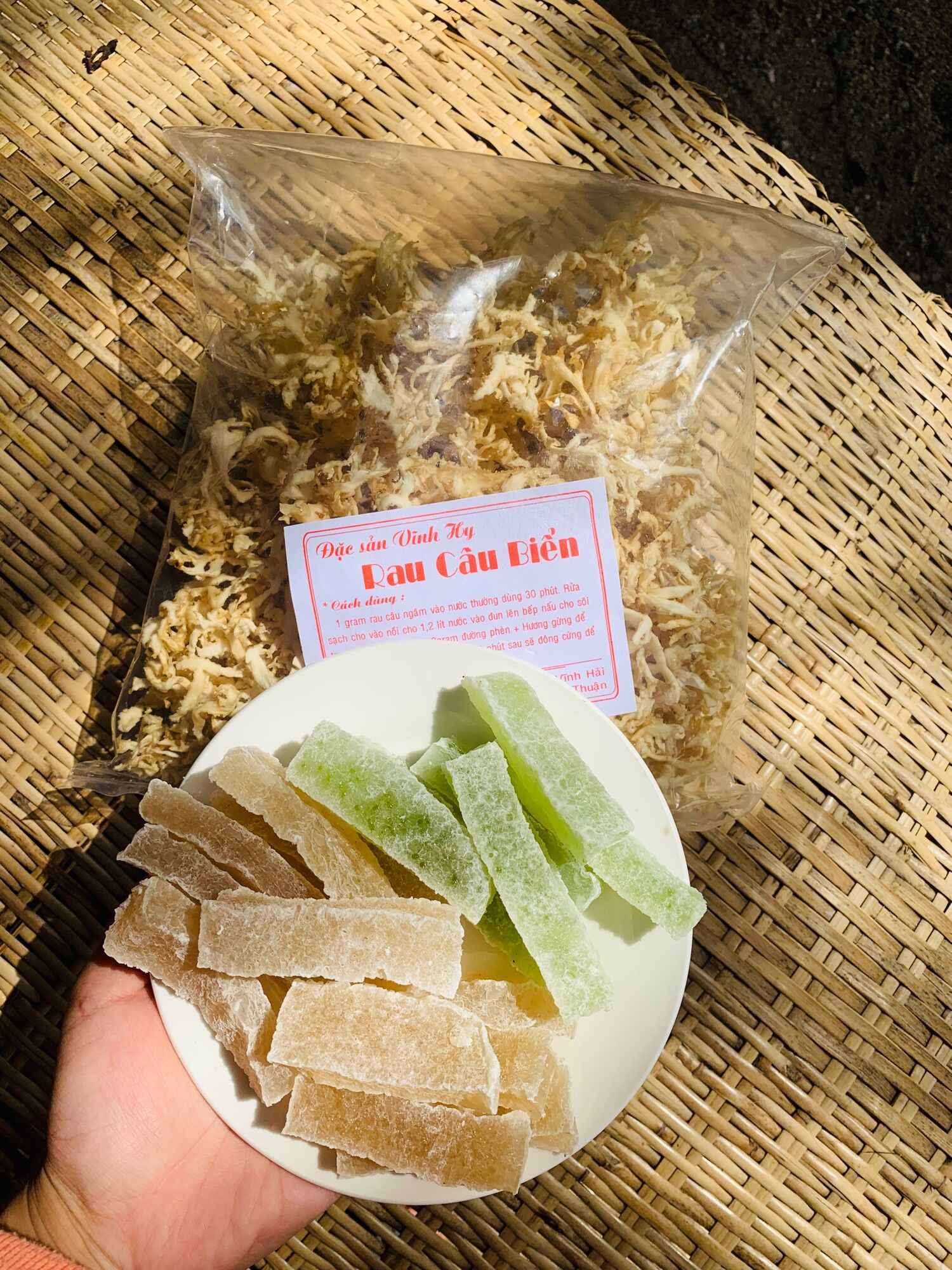 MỨT RAU HỒNG VÂN VỊ LÁ DỨA [ LOẠI NGON]