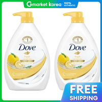 Dove| Sữa Tắm Dove Hương Yuzu Tươi Mát 1kg x2 Dưỡng Ẩm Mềm Da