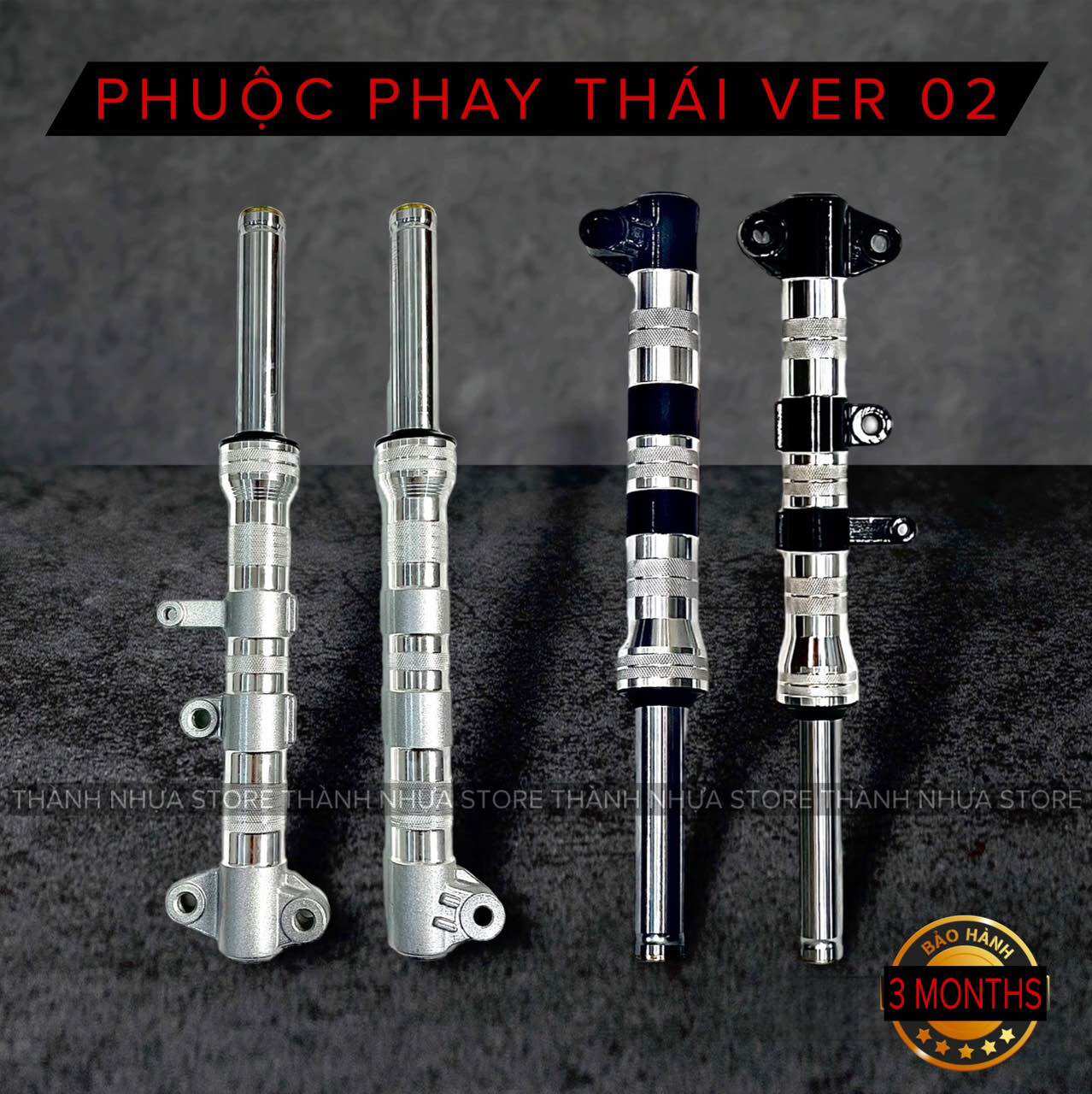 Phuộc phay sirius - Phuộc trước sirius phay cnc thái