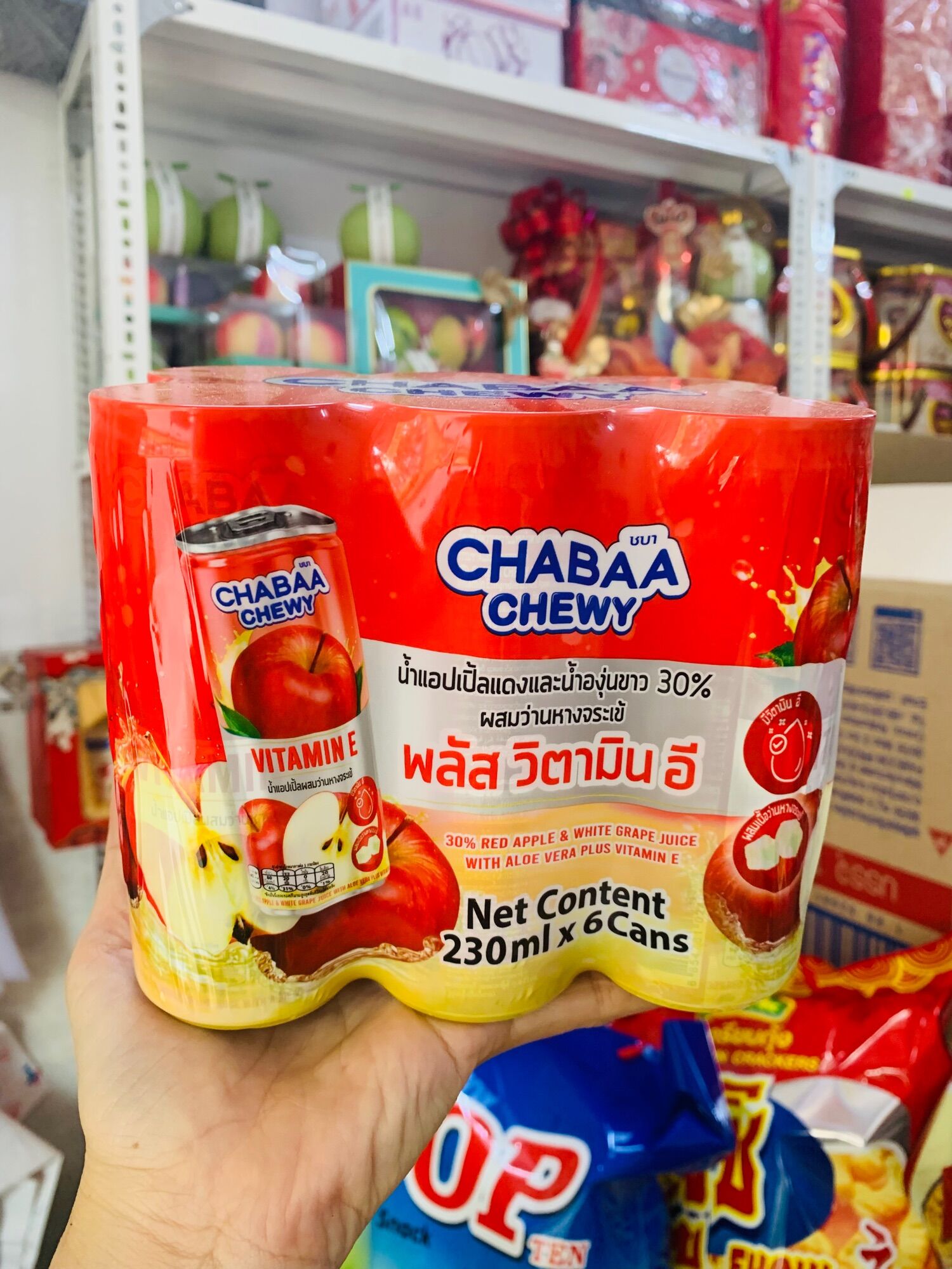 [Lốc 6 lon]  Nước chabaa thạch dừa- táo- lựa Thailand Lốc 6 lon