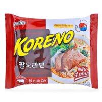 [ Thùng 24 Gói ] - Mì Koreno 100gr Đủ Vị ( Kimchi , Bò Cay , Tôm , Gà , Bò ) - Mì Ăn Liền Hàn Quốc Koreno