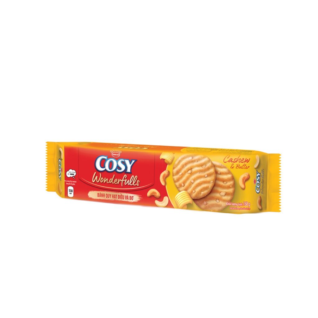 Bánh Quy Cosy Wonderfulls Hạt Điều và Bơ 168g