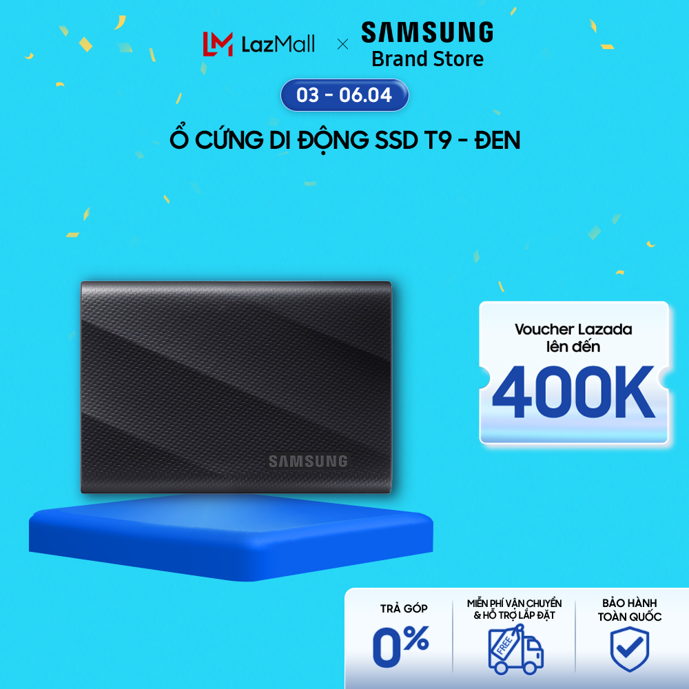 [MIỄN PHÍ VẬN CHUYỂN] Ổ cứng di động Samsung SSD T9 - Đen