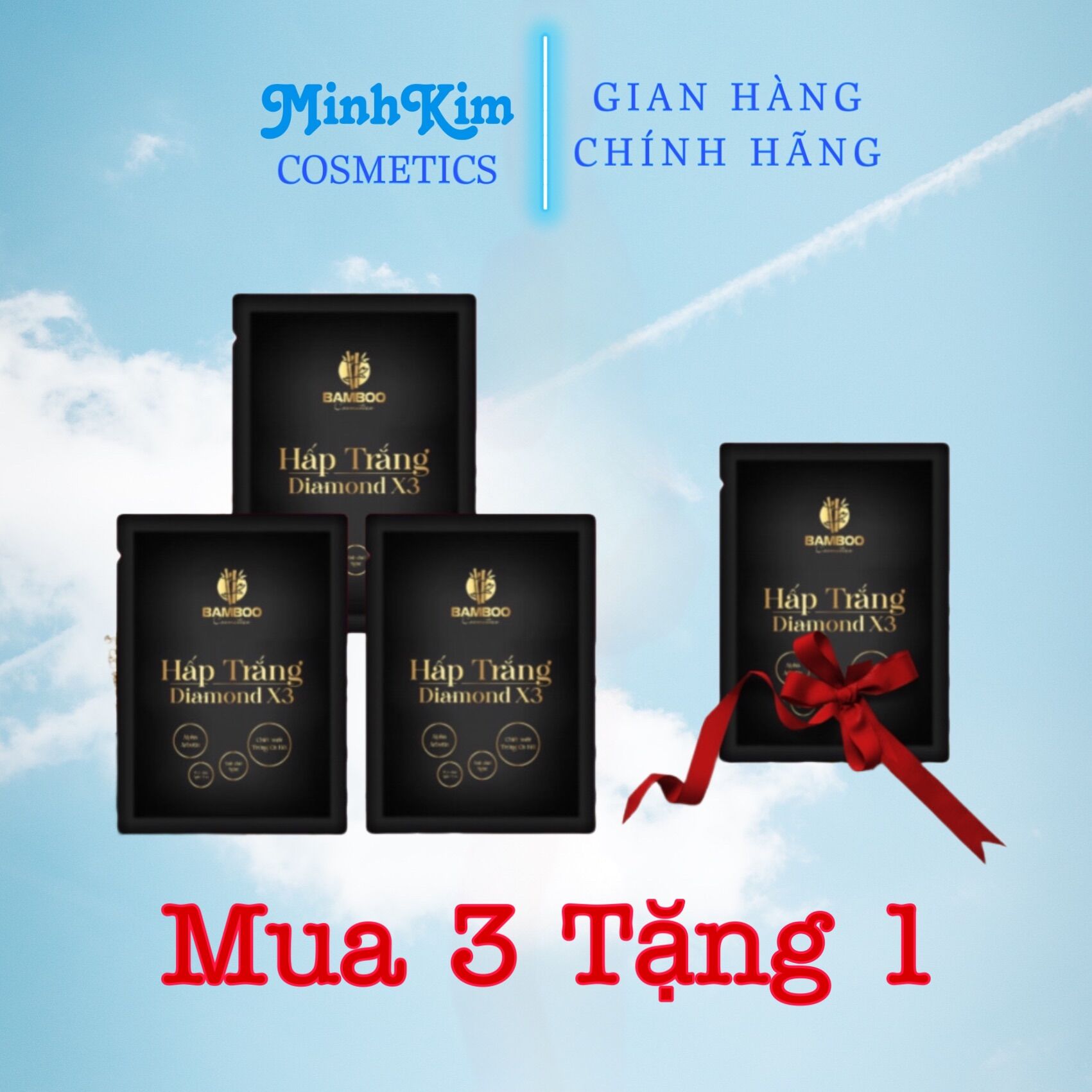 Hấp trắng bamboo - dùng cho body & face
