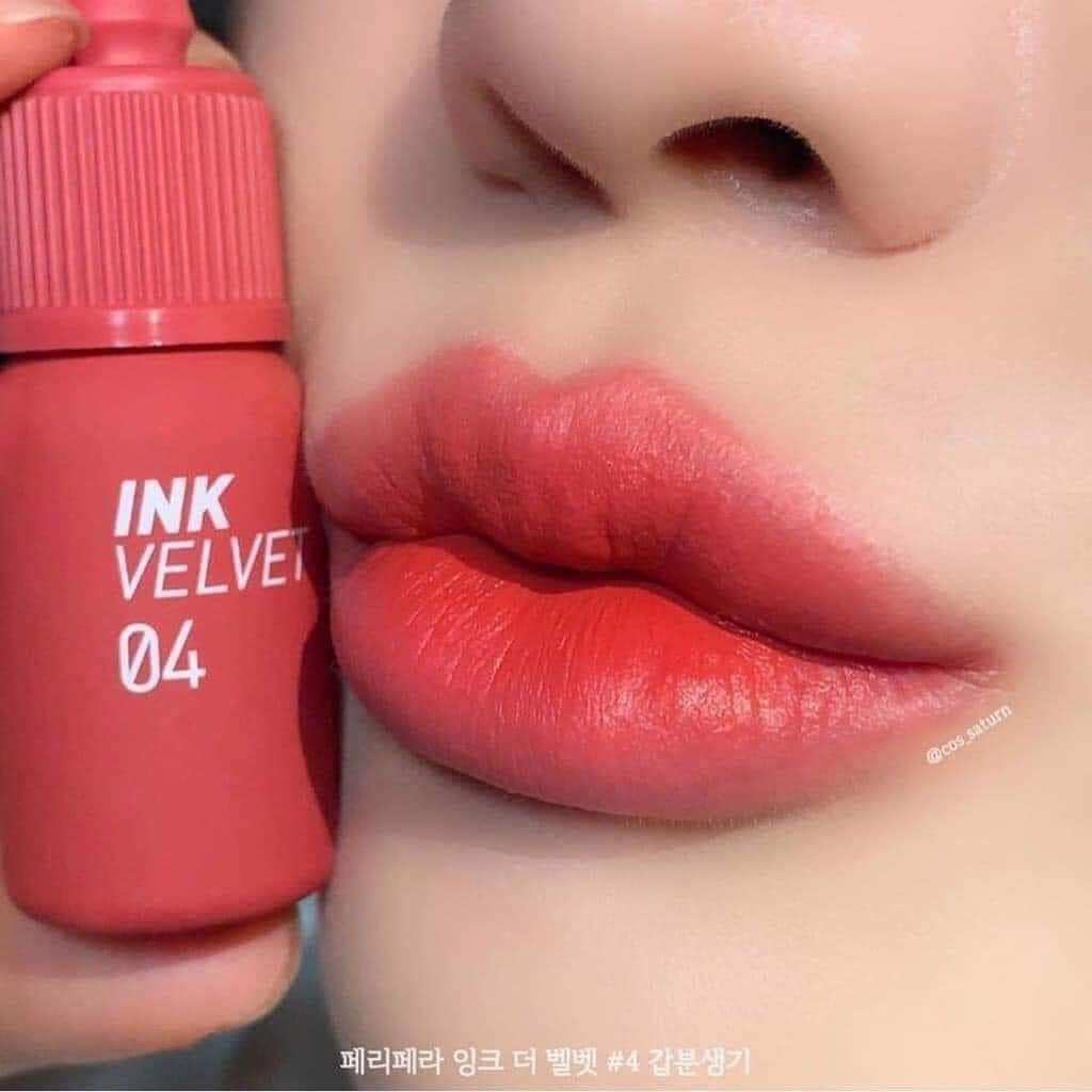 Son kem lì ink velvet 4g -04 hồng đào