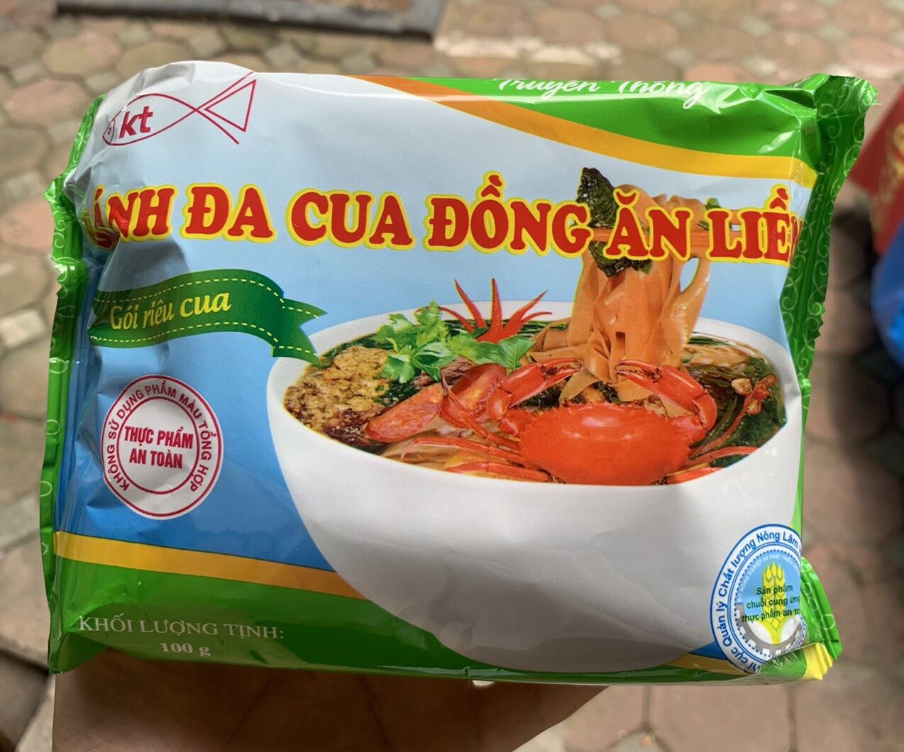 Bánh đa cua đồng gói 100g