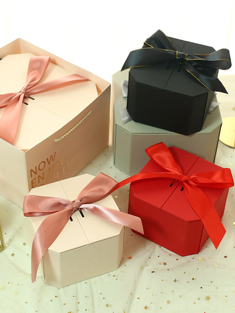 Gift Box Ins Style Gift Packing Box Gift Box Empty Box Birthday Gift Box Hand Gift Box Valentine's Day Gift Box