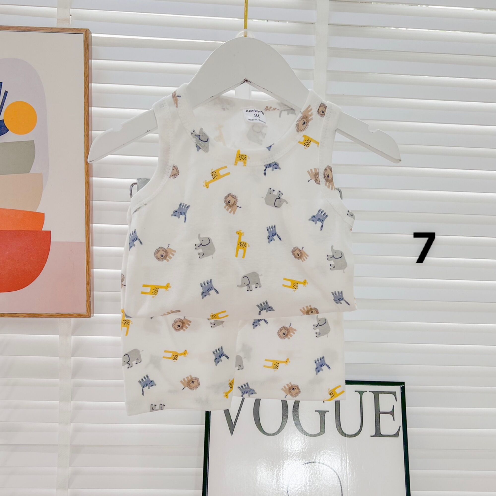 Bộ ba lỗ bé trai hoạ tiết xuất Nhật