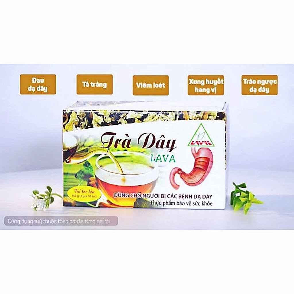TRÀ DÂY LAVA (30 TÚI NHỎ × 5G) DÀNH CHO NGƯỜI ĐAU DẠ DÀY.