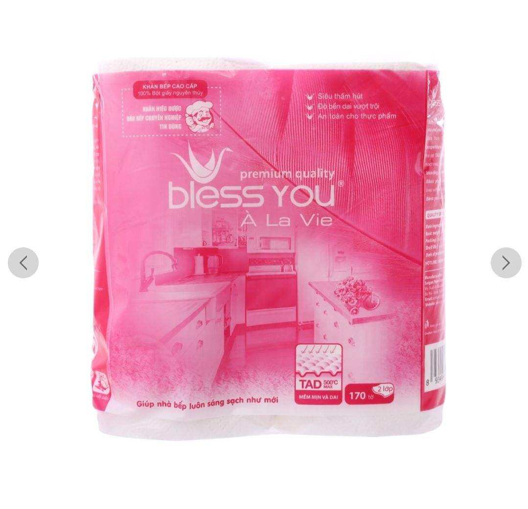 Giấy bếp Bless you 170 tờ
