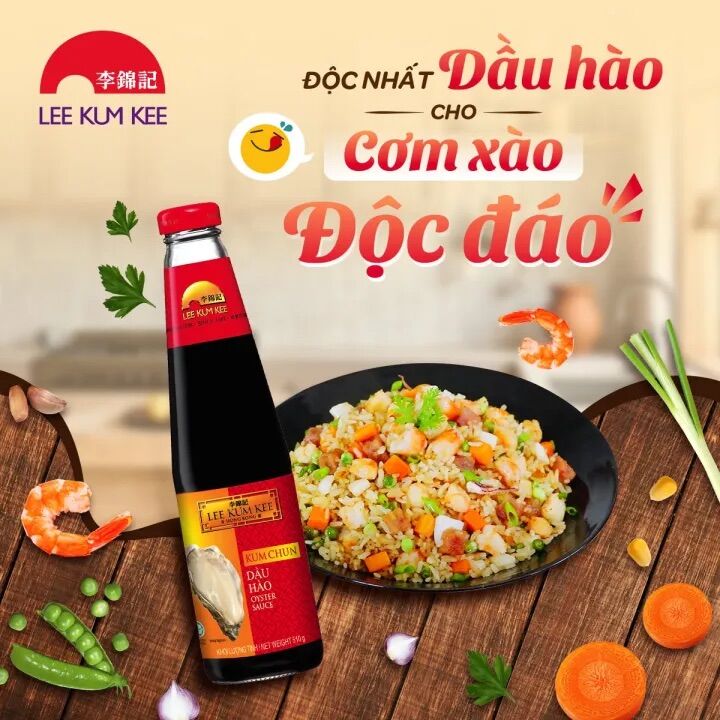 Dầu hào Lee Kum Kee chai 510g