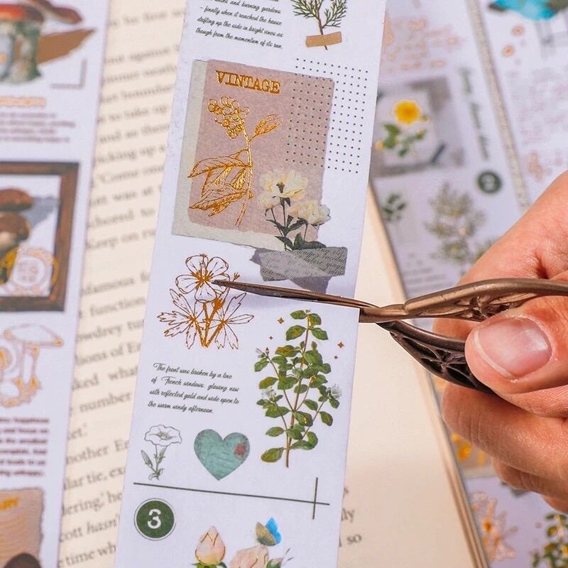 Dây stickers trang trí kiểu cổ điển vintage DIY