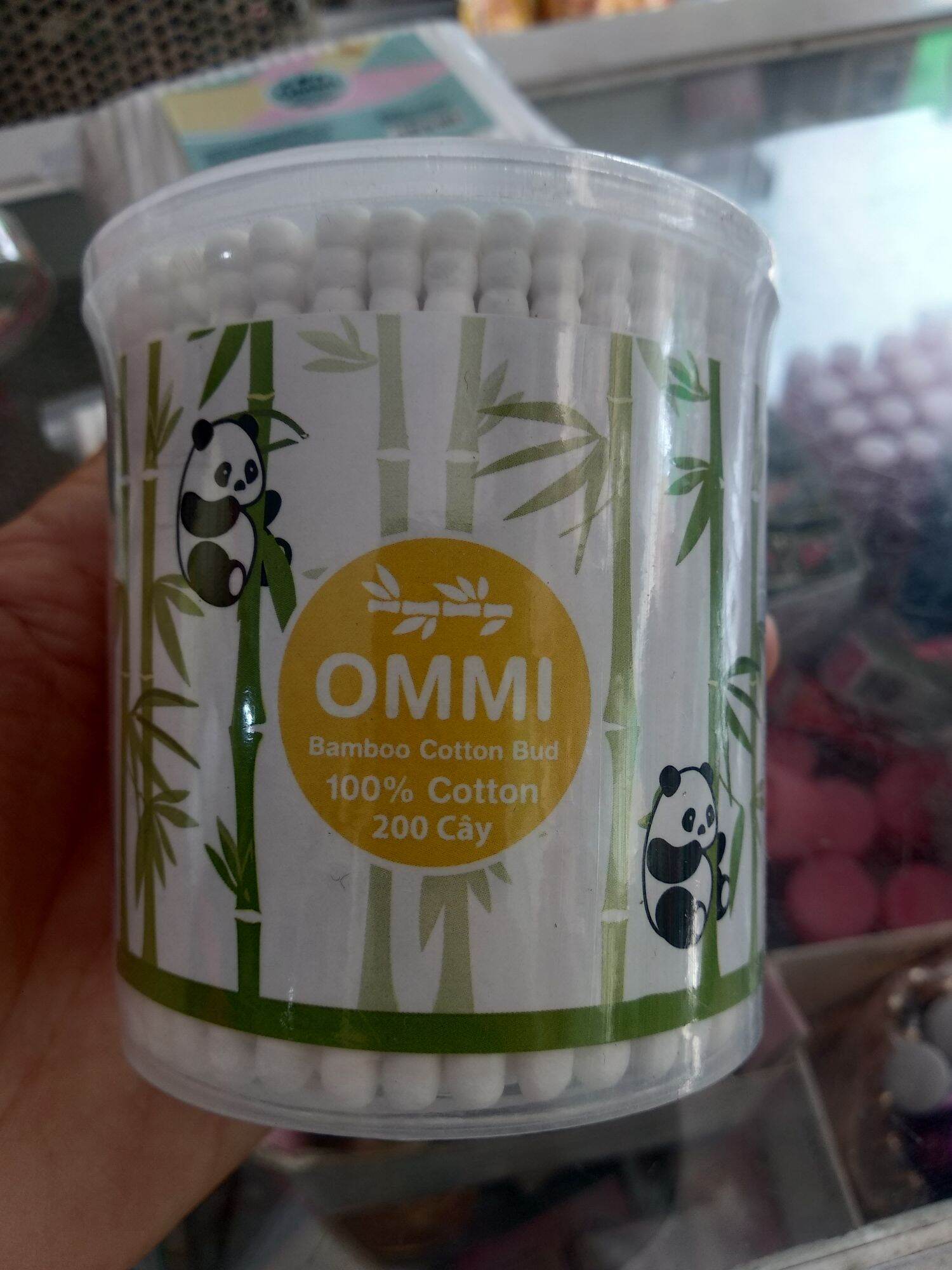 Bịch tăm bông với thân nhựa, thân tre tiện dụng