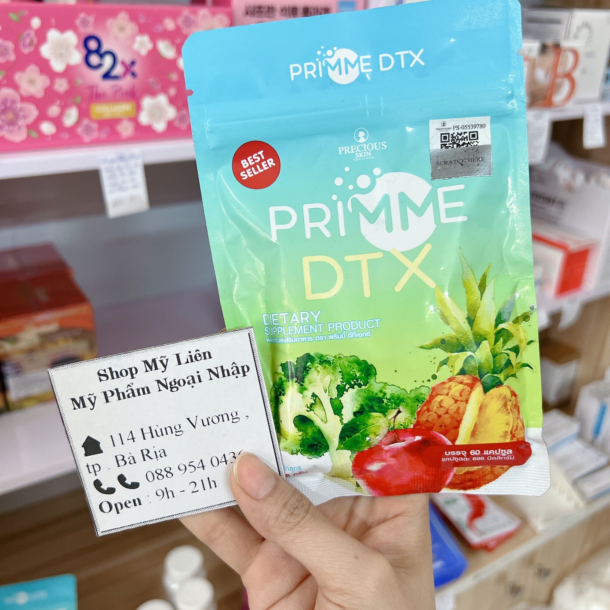 DETOX DTX PRIME - GIẢM CÂN RAU CỦ QUẢ THÁI LAN